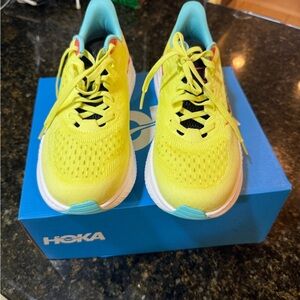 Hoka One One Kids Yellow Sneakers